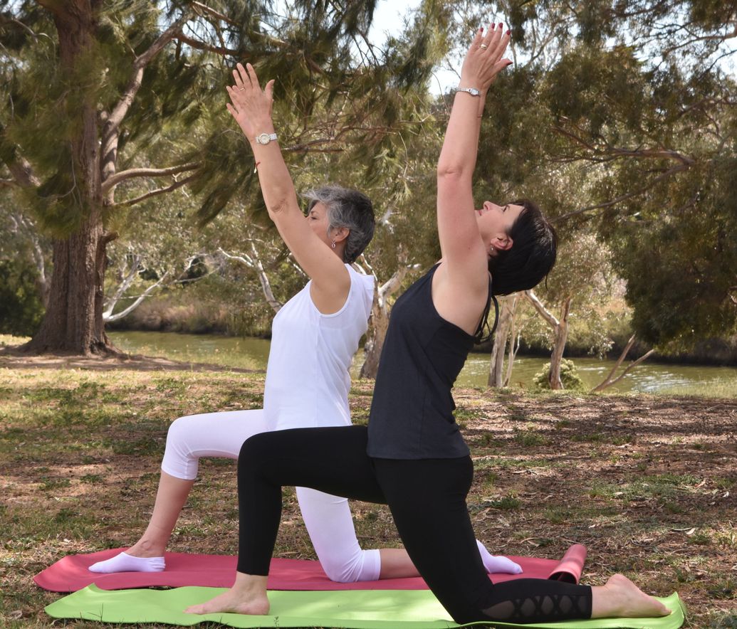 Yoga in the Park with Nadia and Sue