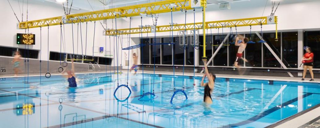 NinjaCross at the Canfor Leisure Pool Aquafit
