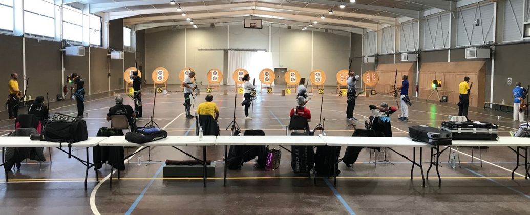 Entraînement d'archers amateur