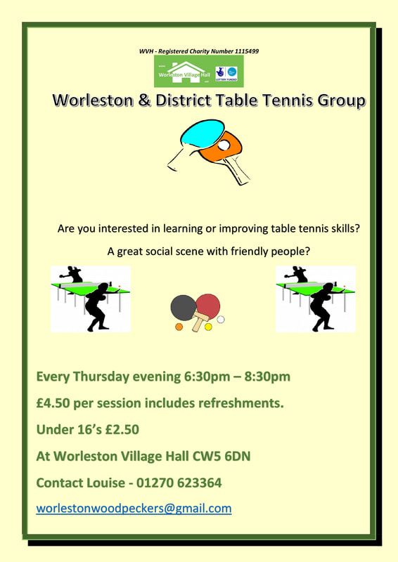 Worleston Table Tennis Group