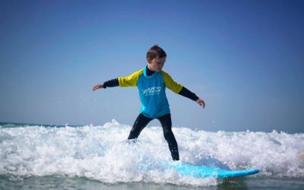 Surfing Lessons with Dan Frodsham's Newcastle Surf School