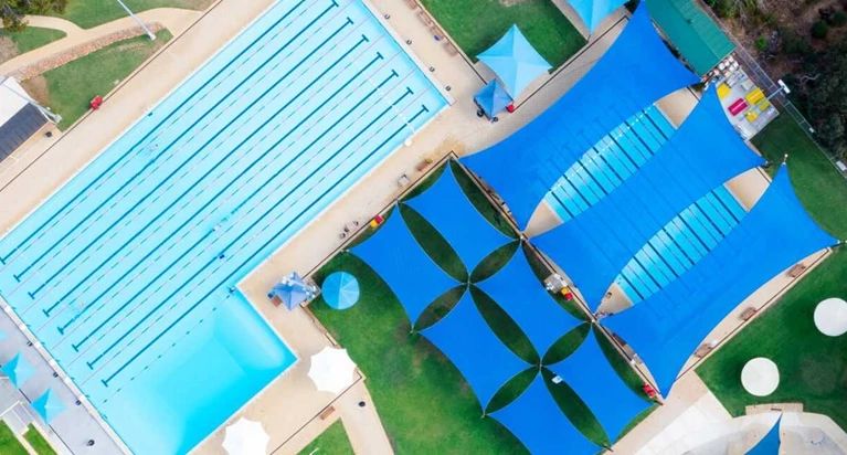 Aqua aerobics at the Aquatic Centre
