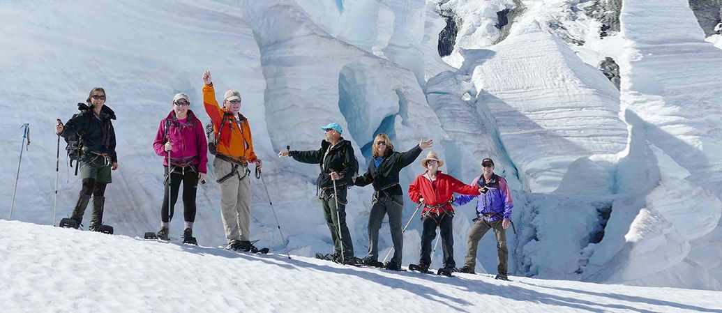 Tasman Glacier Snowshoeing