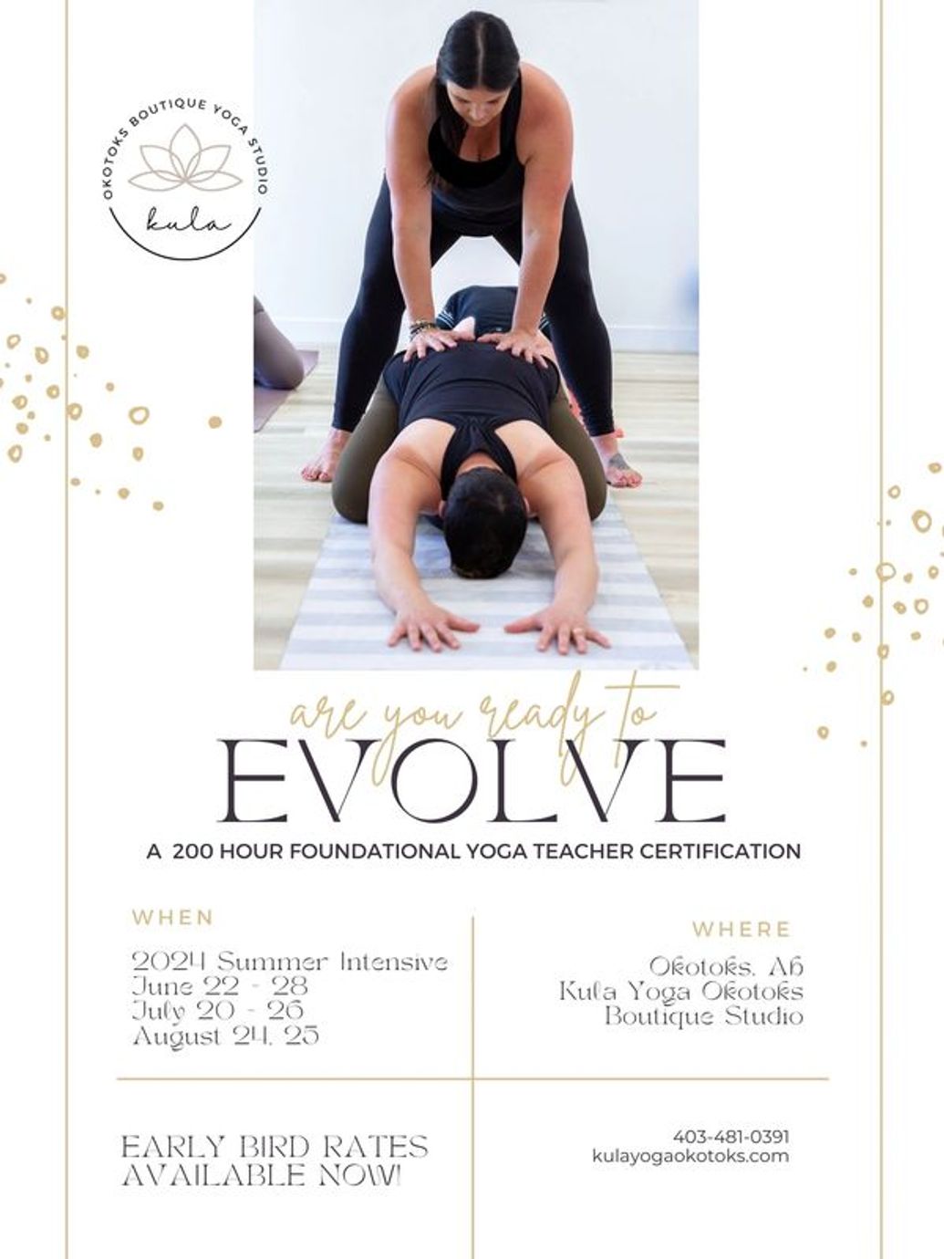 2024 Evolve 200 Hour Yoga Teacher Training