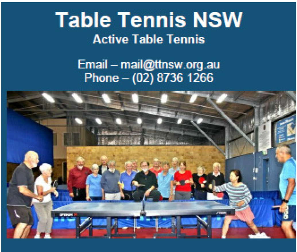 Hurstville ACTIVE Table Tennis