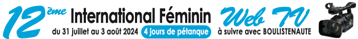 International Pétanque de Palavas les Flots 2024