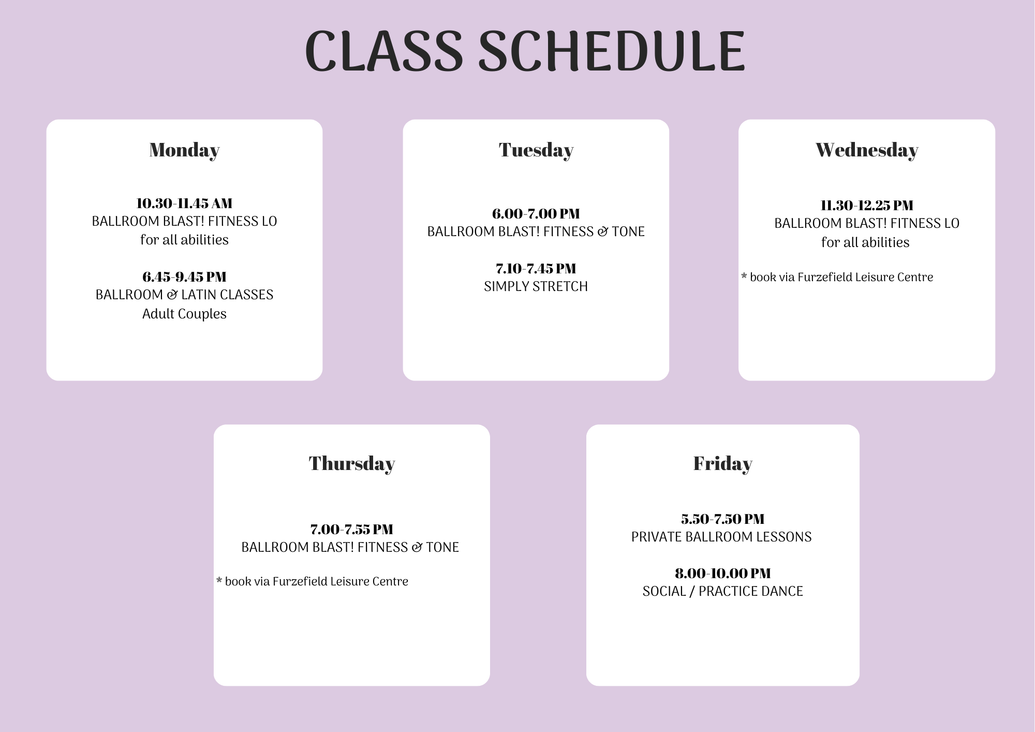 Fun & friendly adult Ballroom & Latin lessons and Dance Fitness classes