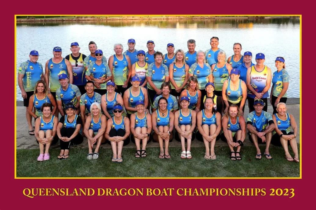 Gold Coast Dragons - Paddle Hard, Play Harder