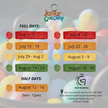 2024 Junior Golf Camp
