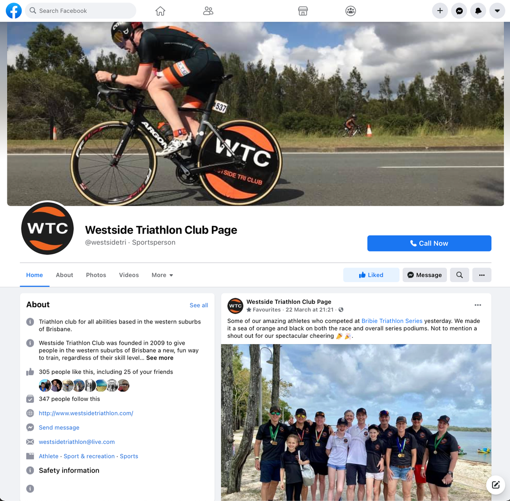 Community Tri Club in South-west Brisbane